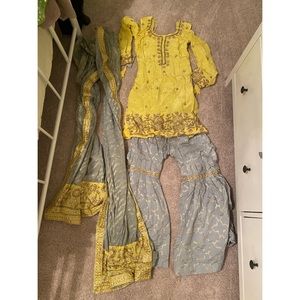 Indian Bollywood trendy sharara salwar designer copy!